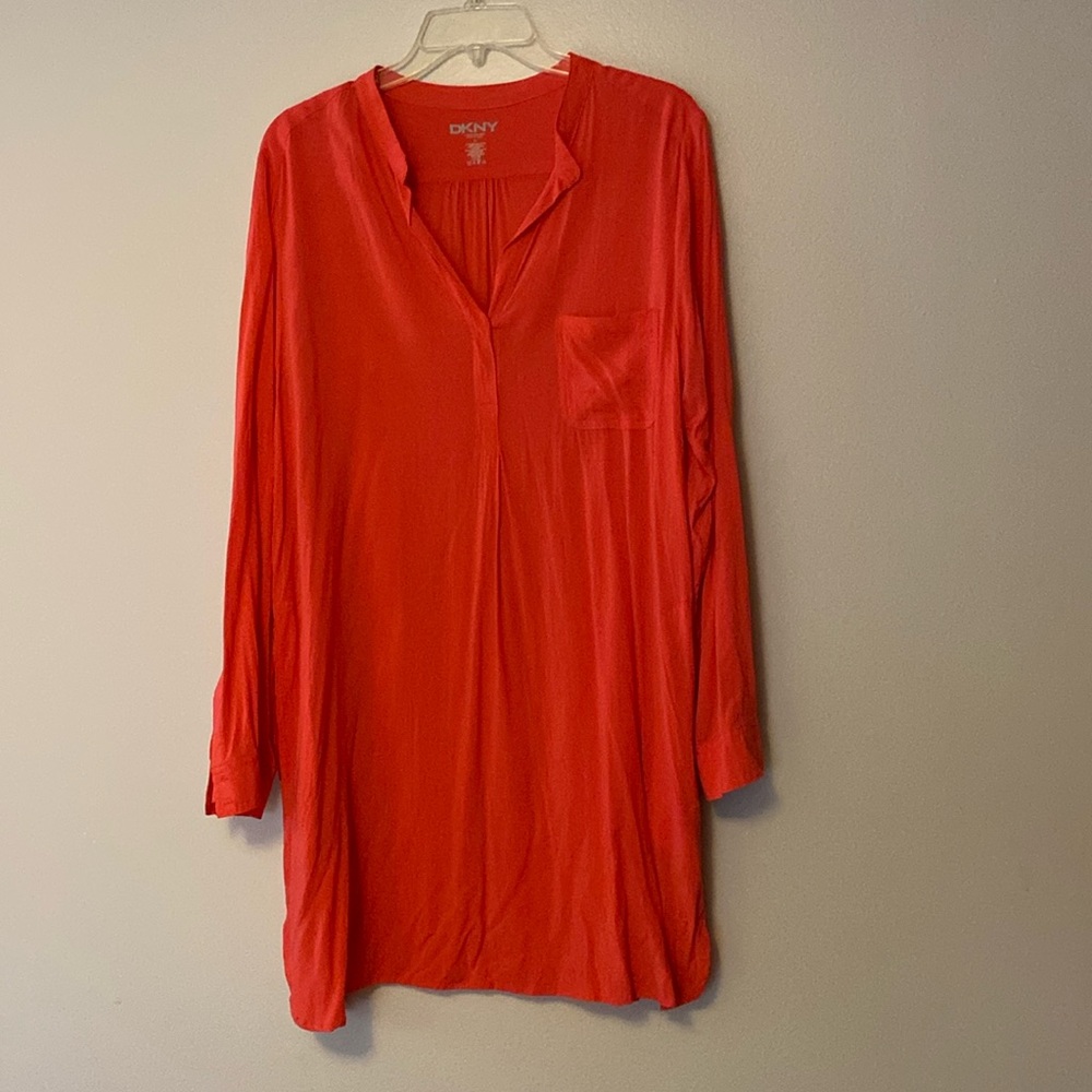 Blouse - tunic with pockets on the sides DKNY size L